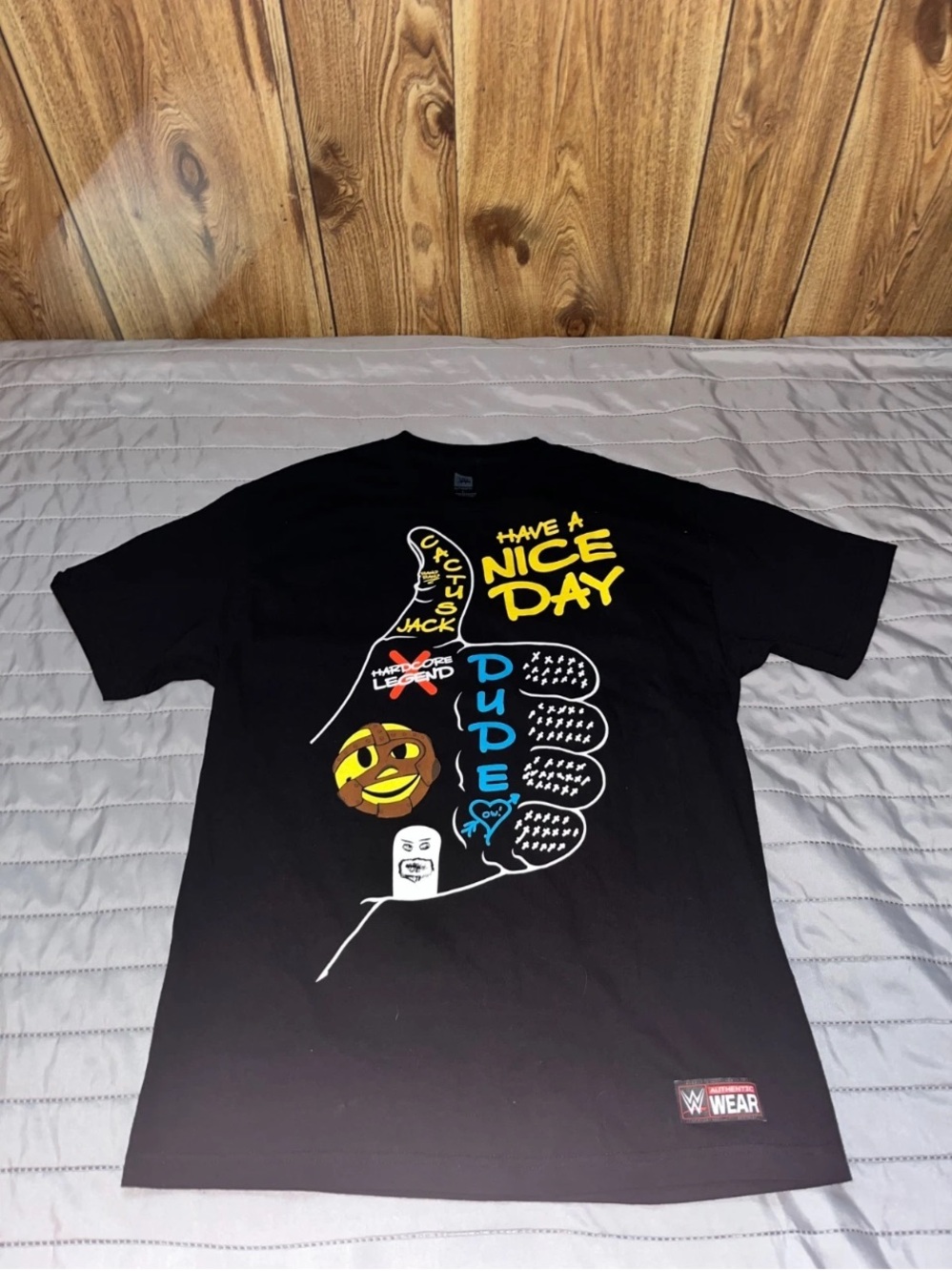 Mick Foley Have A Nice Day Shirt Large RARE GRAIL